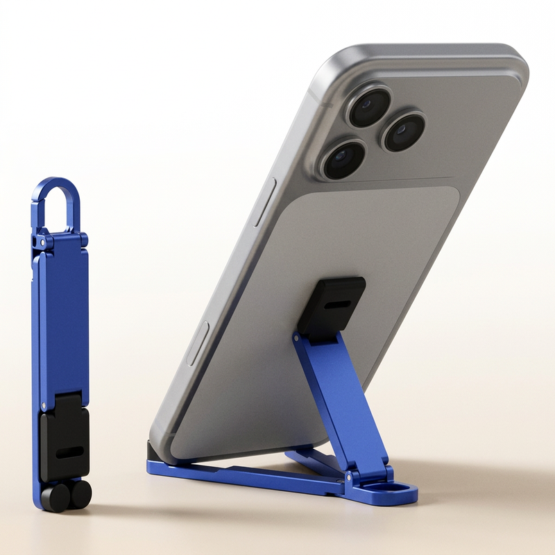 Foldable Pocket Phone Stand Keychain