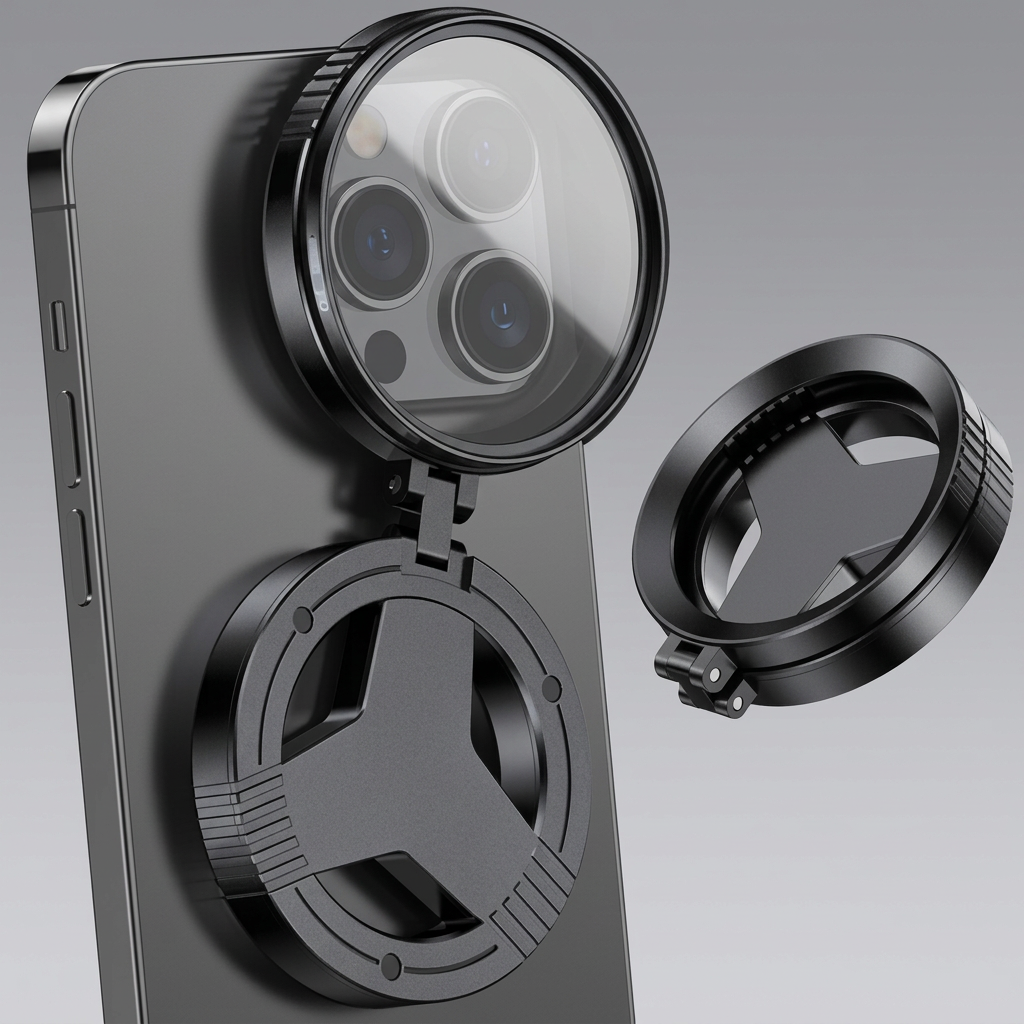 Magnetic Flip Lens Filter for Phone Camera