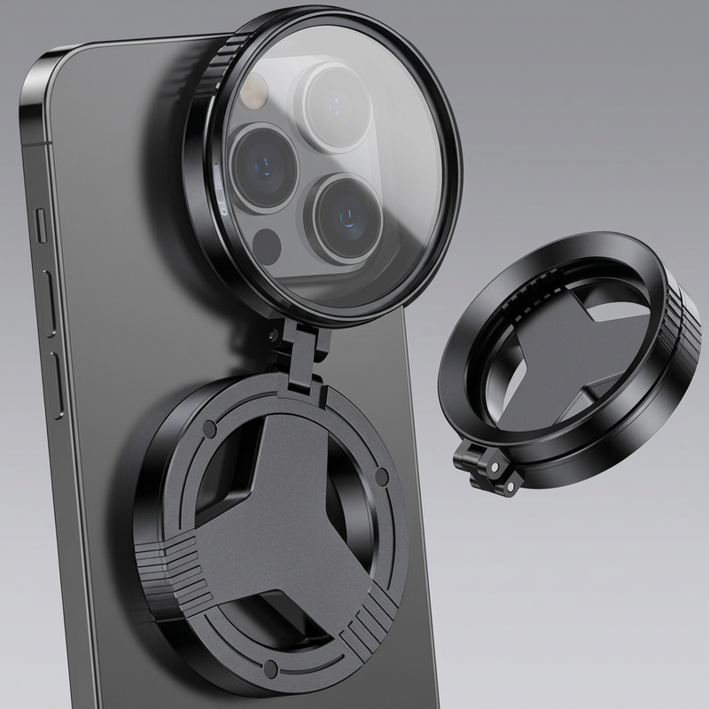 Magnetic Flip Lens Filter for Phone Camera