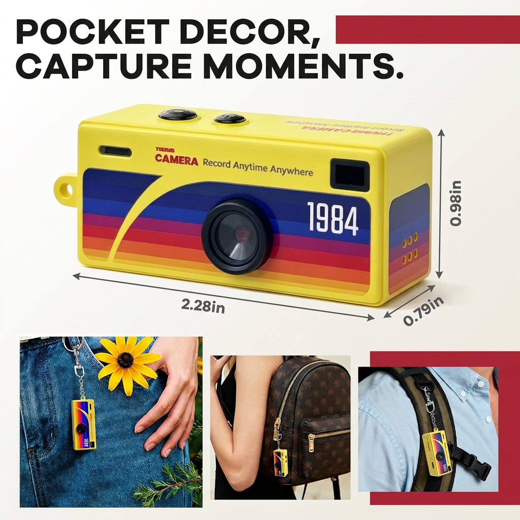 G6 Thumb Camera Pro - Mini Keychain Digital Camera
