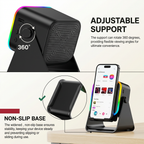 RGB Magnetic Phone Stand with Wireless Charging