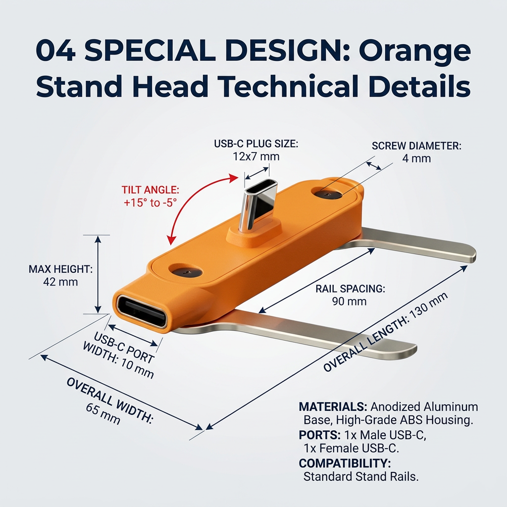 2in1 Detachable Cable with Stand