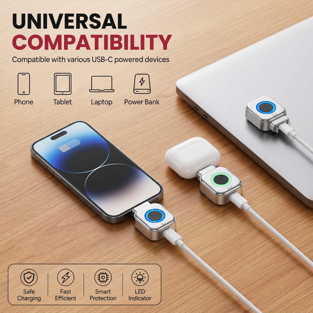 ChargeGuard Pro 140W Auto-Stop Charging Adapter