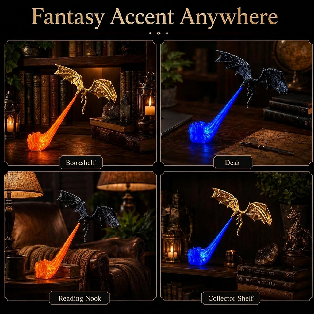 Emberwing Dragon Lamp