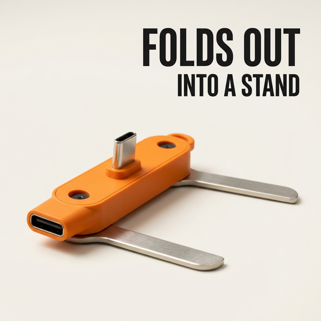 2in1 Detachable Cable with Stand