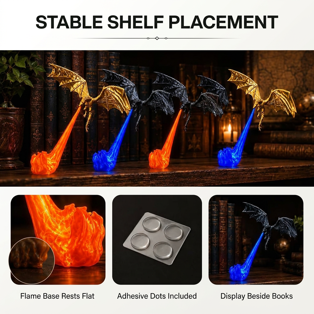 Emberwing Dragon Lamp
