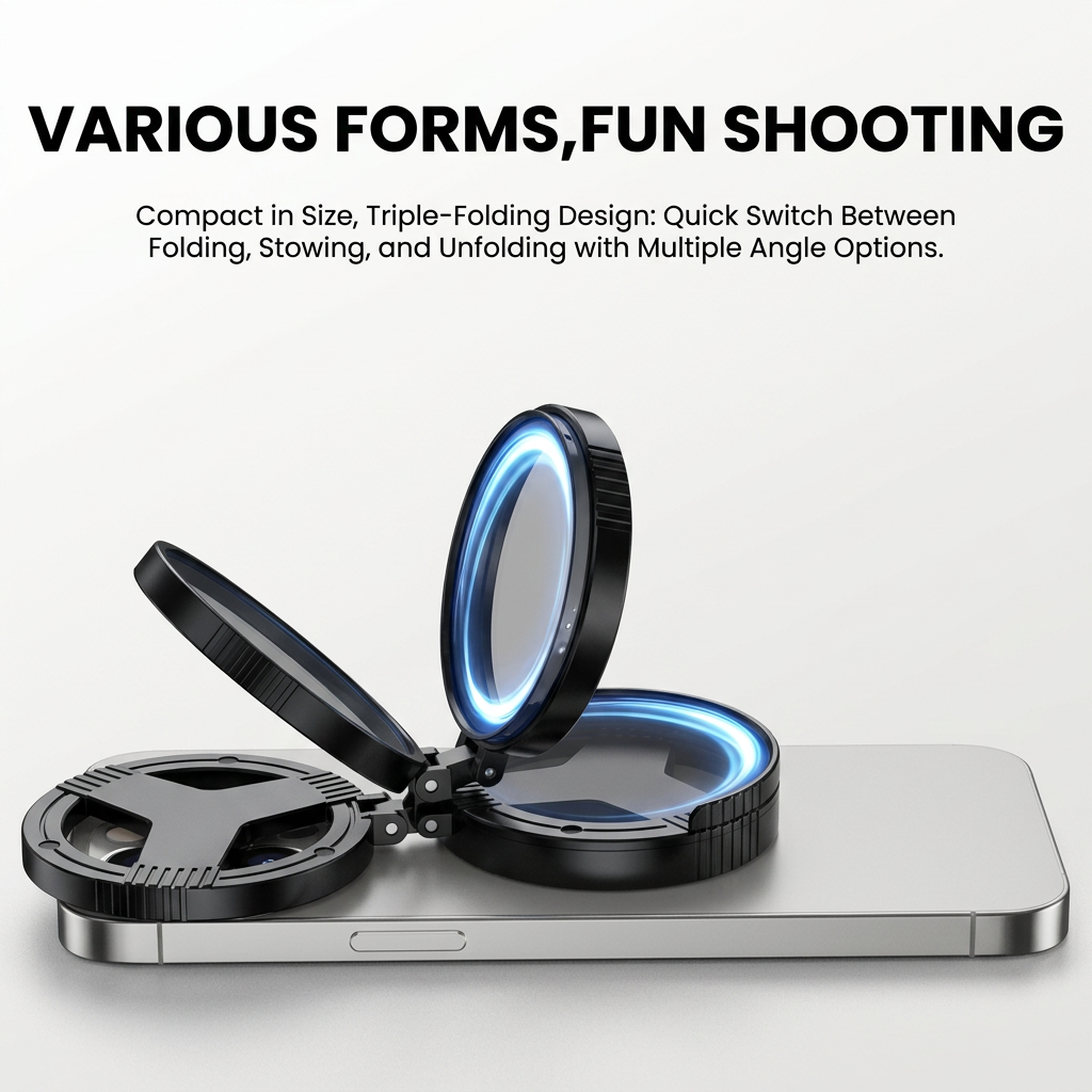 Magnetic Flip Lens Filter for Phone Camera