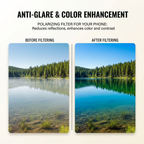 Magnetic Flip Lens Filter for Phone Camera